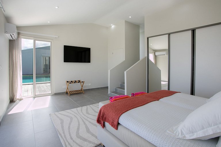 Sxm038 – Villa com vista para o mar perto de Baie Orientale