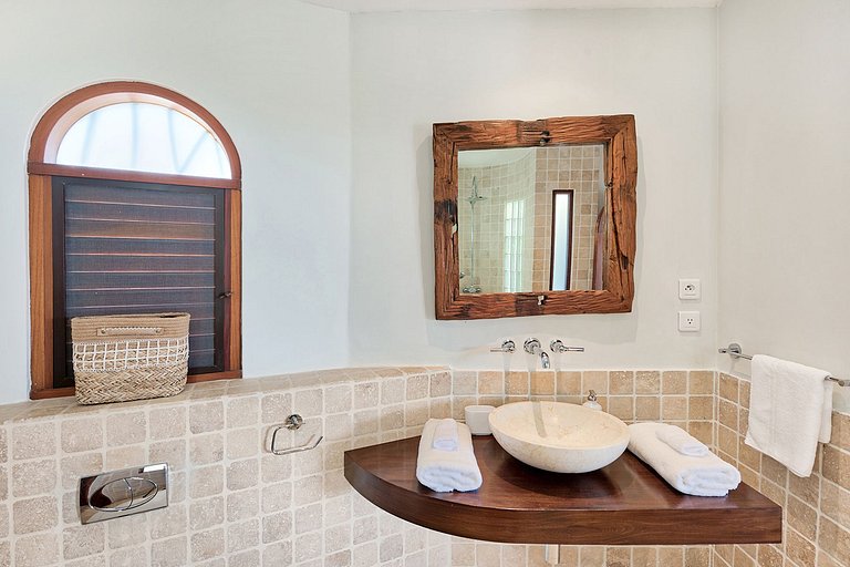 Sxm037 – Villa elegante com vista para o mar em Happy Bay