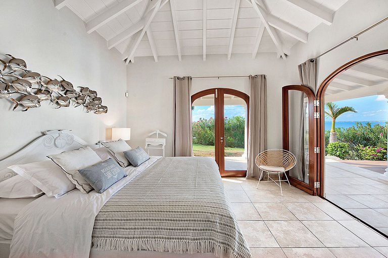 Sxm037 – Villaelegante con vistas al mar en Happy Bay