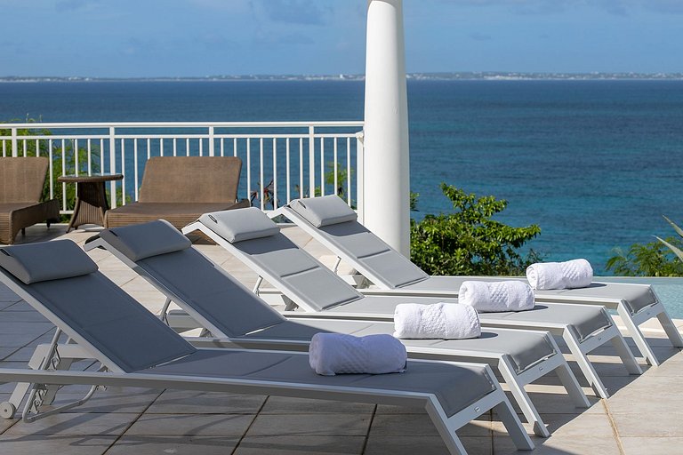 Sxm035 – Casa sobre acantilado con vistas al mar en Baie Rou