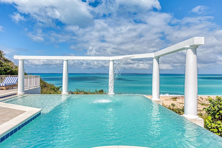 Sxm035 – Casa sobre acantilado con vistas al mar en Baie Rou