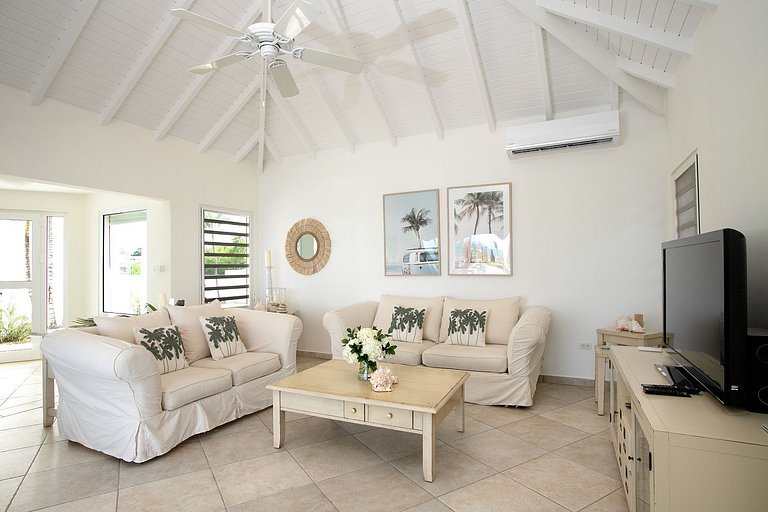 Sxm035 – Casa sobre acantilado con vistas al mar en Baie Rou