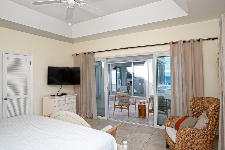 Sxm035 – Casa sobre acantilado con vistas al mar en Baie Rou