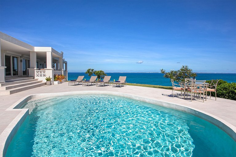 Sxm034 – Villa sobre acantilado con vista al mar en Terres B