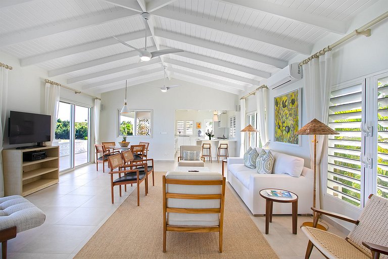 Sxm034 – Cliffside villa with ocean views in Terres Basses