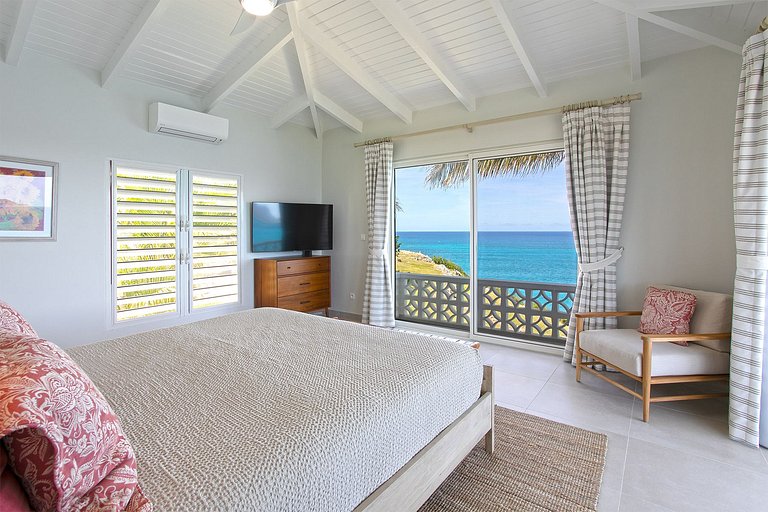 Sxm034 – Cliffside villa with ocean views in Terres Basses