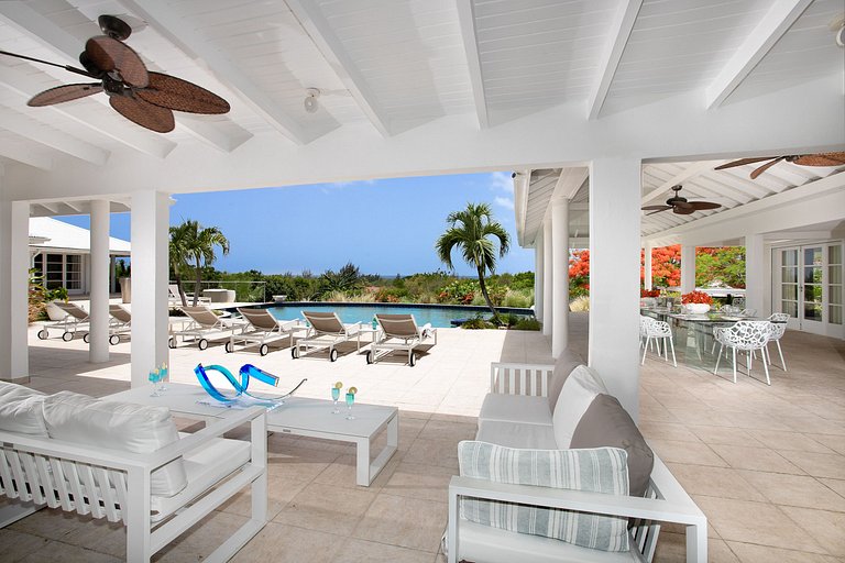Sxm033 – Villa con vista al mar y piscina en Terres Basses