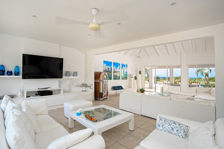 Sxm033 – Villa com vista para o mar e piscina em Terres Bass