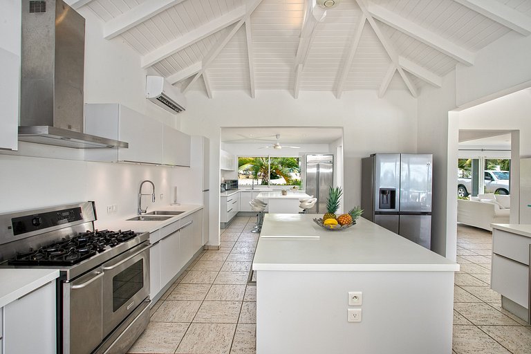 Sxm033 – Villa con vista al mar y piscina en Terres Basses