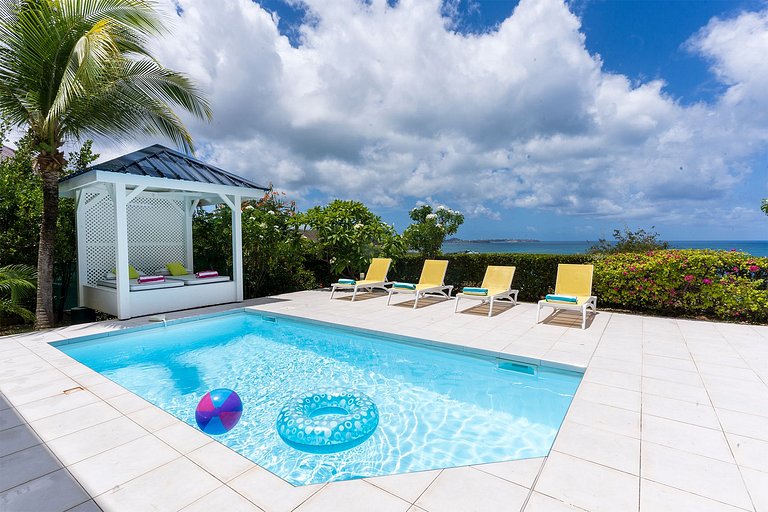 Sxm031 – Casa com vista para o mar perto de Happy Bay