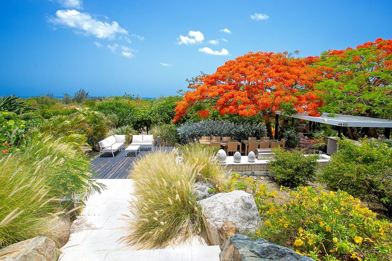 Sxm033 – Villa com vista para o mar e piscina em Terres Bass