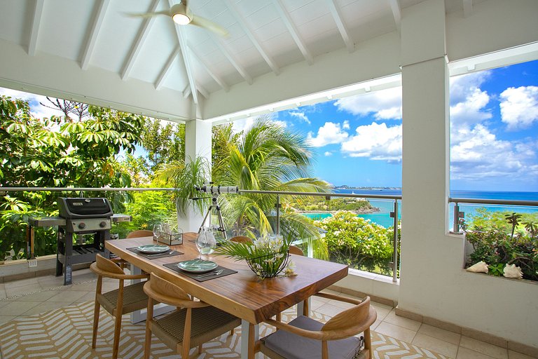 Sxm031 – Maison avec vue sur la mer près de Happy Bay