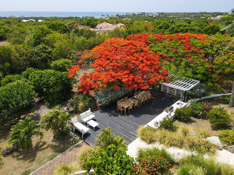 Sxm033 – Oceanview villa with large pool in Terres Basses