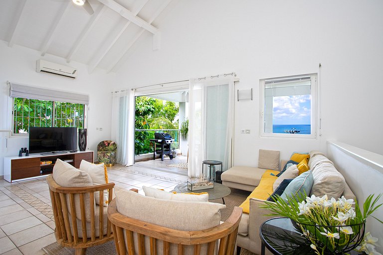 Sxm031 – Casa con vista al mar cerca de Happy Bay