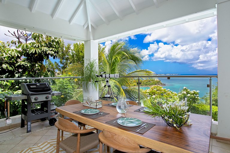 Sxm031 – Oceanview home near Happy Bay