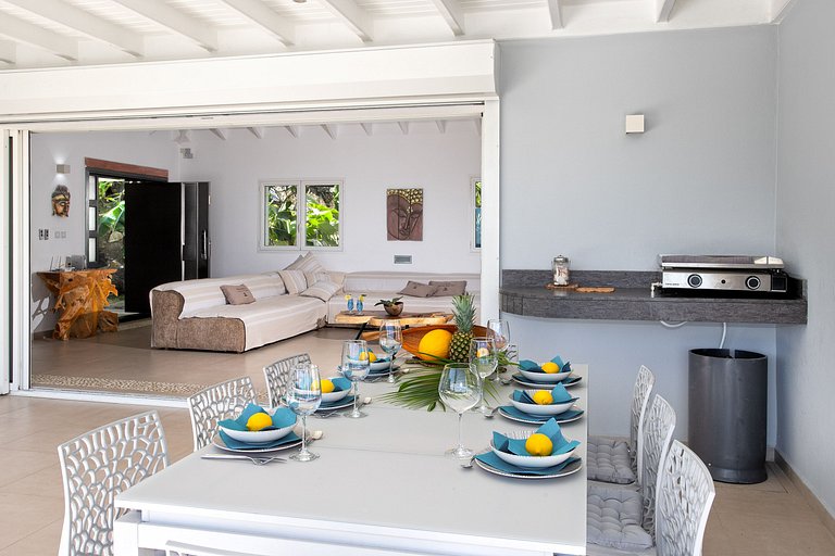 Sxm030 – Villa con vista al mar y piscina en Mont Vernon