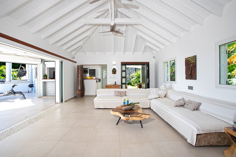 Sxm030 – Villa con vista al mar y piscina en Mont Vernon