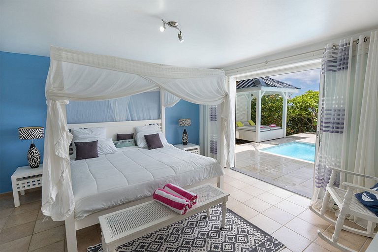 Sxm031 – Maison avec vue sur la mer près de Happy Bay