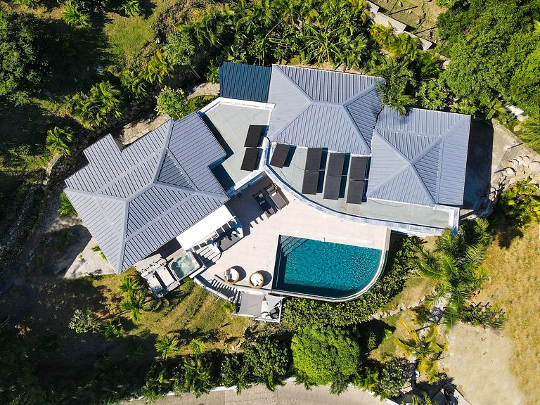 Sxm030 – Villa con vista al mar y piscina en Mont Vernon