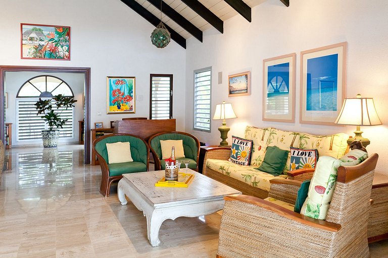 Sxm029 – Maison en bord de mer à Baie Longue, Terres Basses