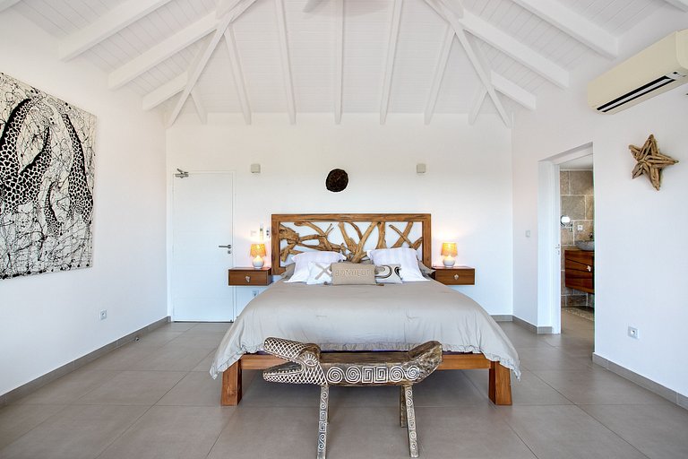 Sxm030 – Villa con vista al mar y piscina en Mont Vernon