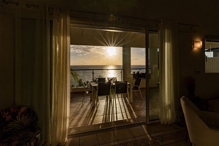 Sxm031 – Casa com vista para o mar perto de Happy Bay