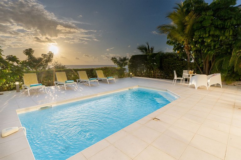 Sxm031 – Casa con vista al mar cerca de Happy Bay