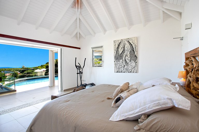 Sxm030 – Villa con vista al mar y piscina en Mont Vernon