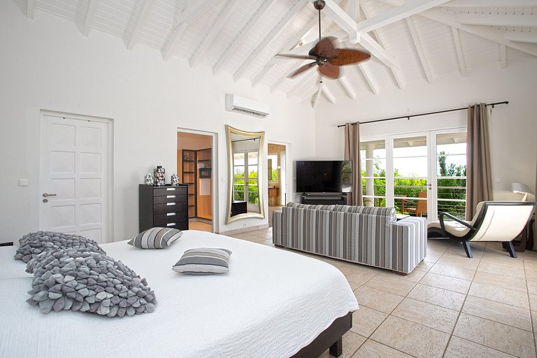 Sxm033 – Villa con vista al mar y piscina en Terres Basses