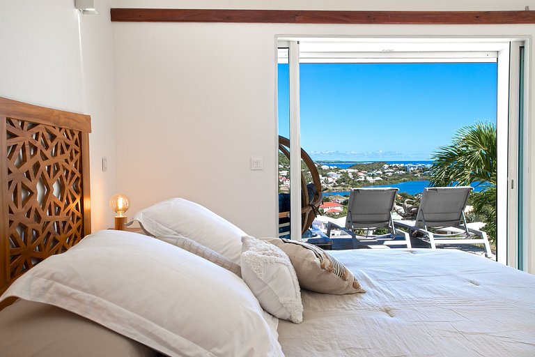 Sxm030 – Villa com vista para o mar e piscina em Mont Vernon