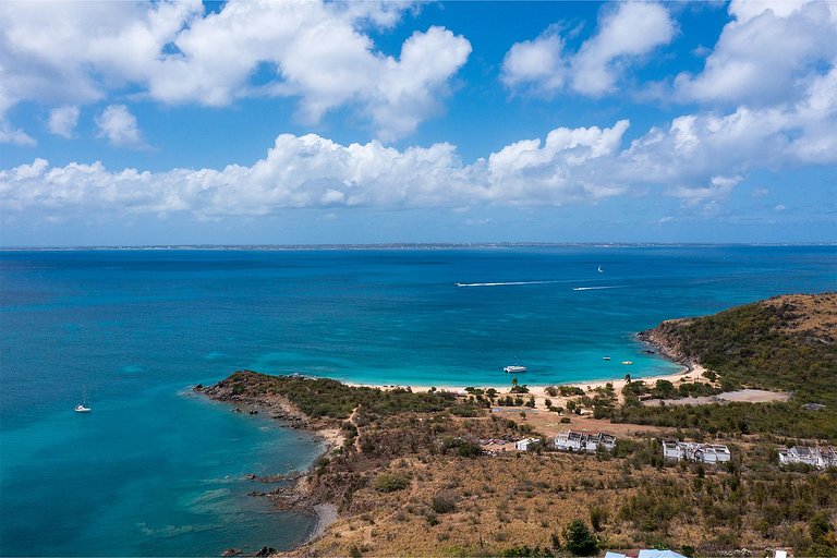 Sxm031 – Casa con vista al mar cerca de Happy Bay