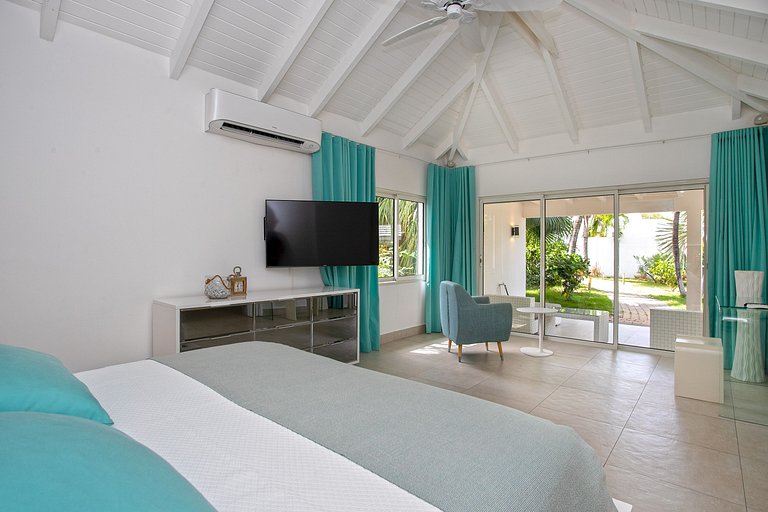Sxm033 – Villa com vista para o mar e piscina em Terres Bass