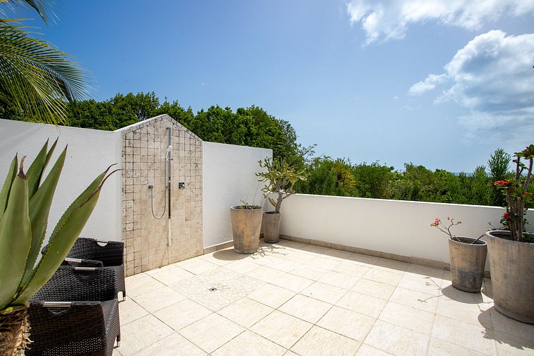 Sxm033 – Villa com vista para o mar e piscina em Terres Bass