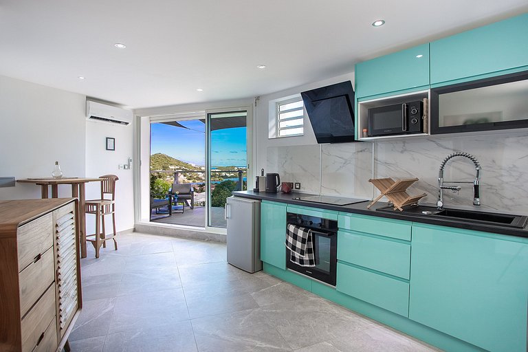 Sxm030 – Villa com vista para o mar e piscina em Mont Vernon
