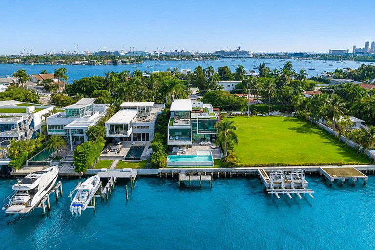 Mia017 - Propriété au bord de la baie à Miami Beach