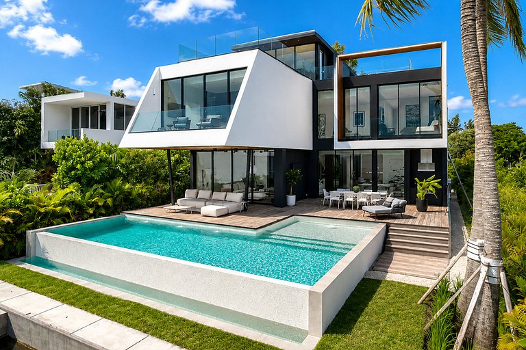 Mia017 - Modern bayfront estate in Miami Beach