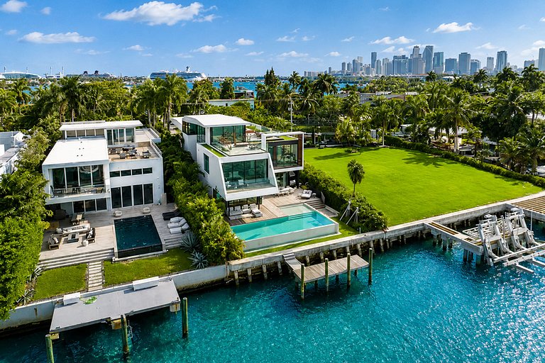 Mia017 - Propriété au bord de la baie à Miami Beach