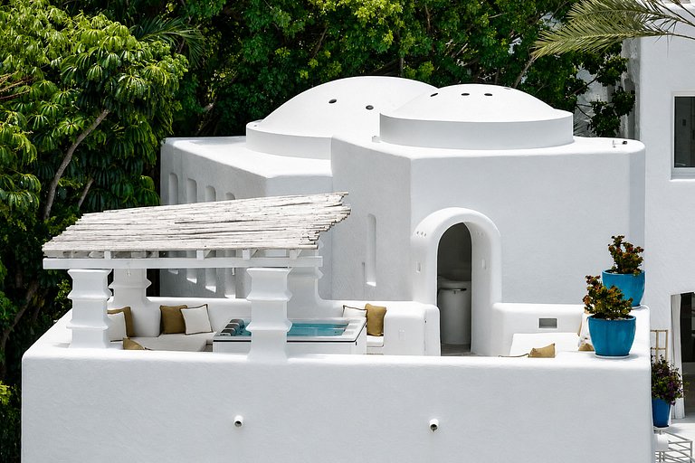 Mia009 - Mansión estilo Mykonos frente al mar en Miami