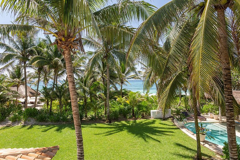 Pta005 - Beautiful tropical house by the sea at Xpu-Ha beach