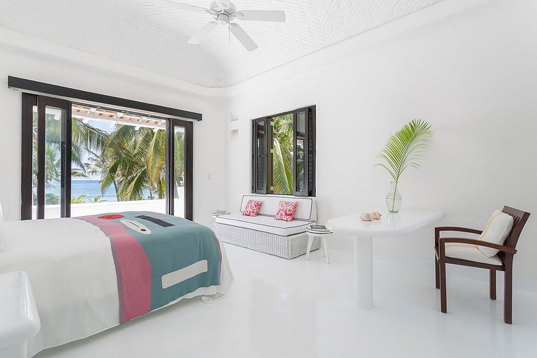 Pta005 - Superbe villa entre la plage et palmeraie en Xpu-Ha