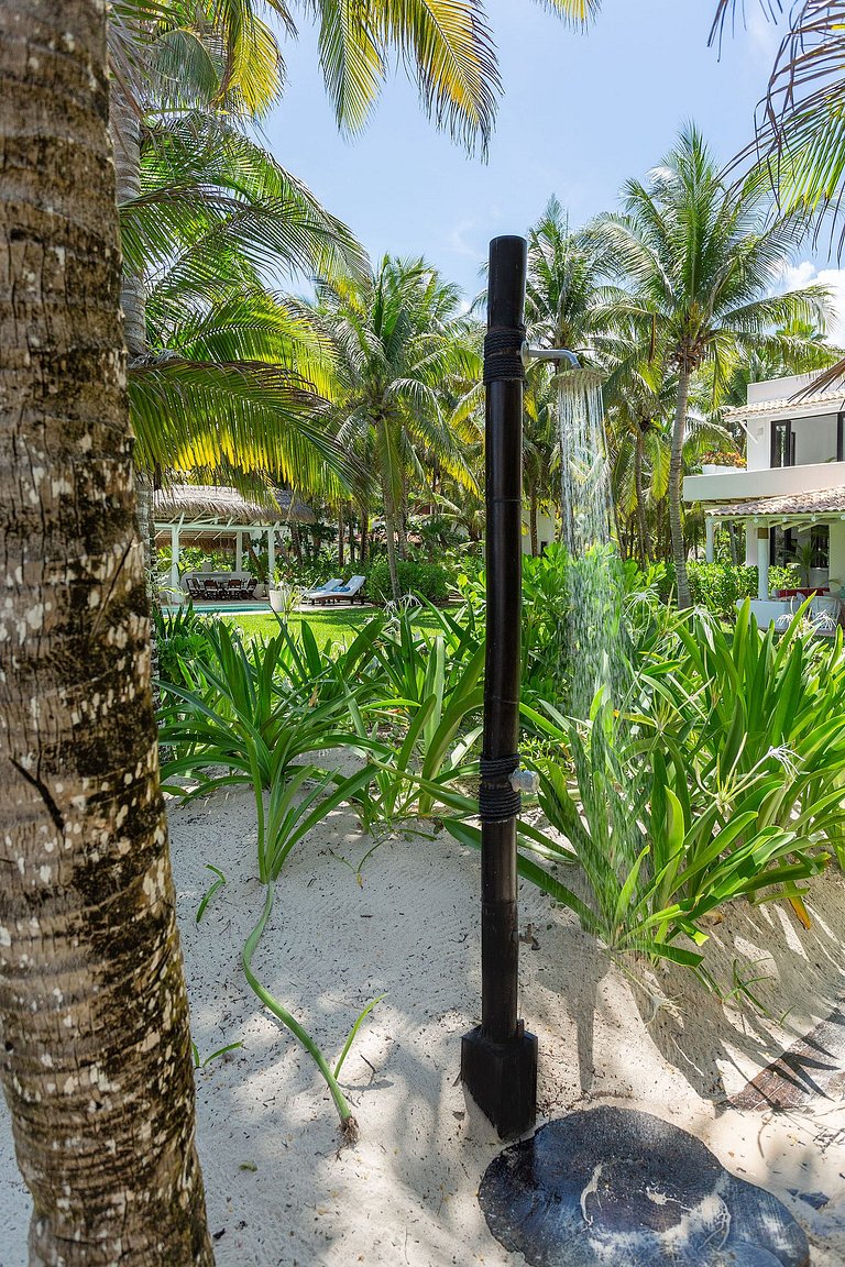 Pta005 - Superbe villa entre la plage et palmeraie en Xpu-Ha