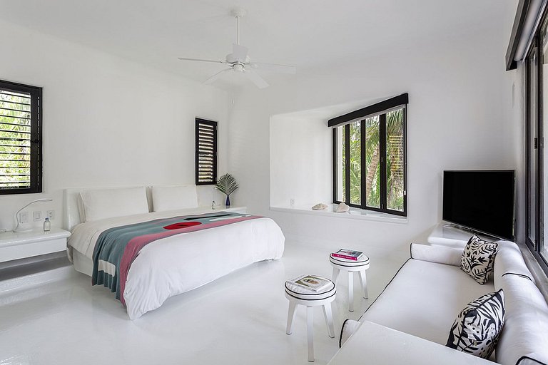 Pta005 - Superbe villa entre la plage et palmeraie en Xpu-Ha