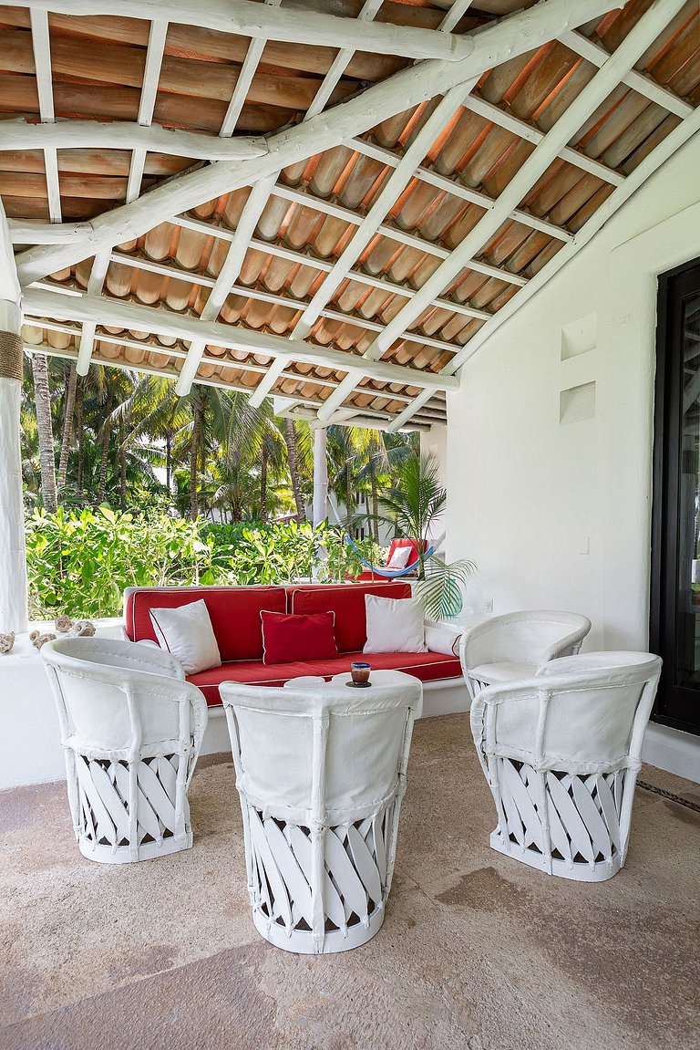 Pta005 - Superbe villa entre la plage et palmeraie en Xpu-Ha