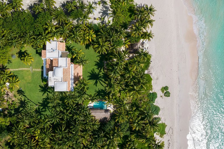 Pta005 - Superbe villa entre la plage et palmeraie en Xpu-Ha