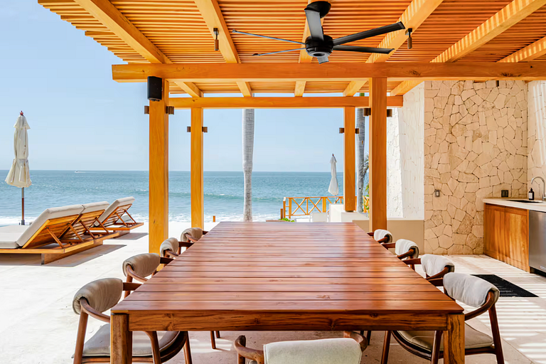Ptm043 - Modern Rustic Oceanfront Villa in Punta Mita