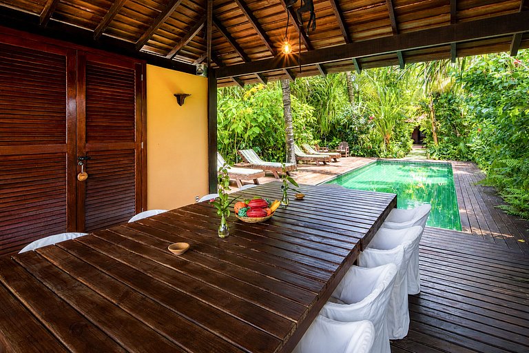 Bah308 - Villa coloniale sur la plage de Maraú