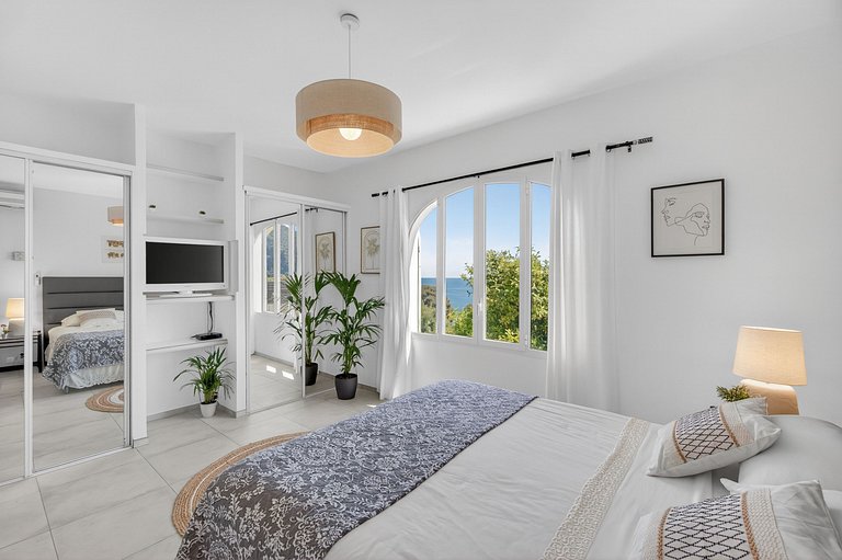 Azu006 - Villa de luxe au-dessus d'Eze-Sur-Mer, Côte d'Azur