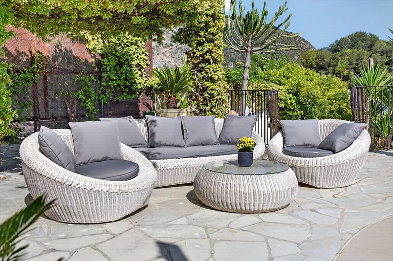 Azu006 - Villa de luxe au-dessus d'Eze-Sur-Mer, Côte d'Azur