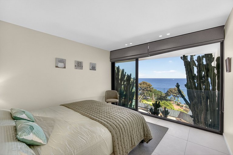 Azu005 - Villa com vista da baía de Eze, Riviera Francesa