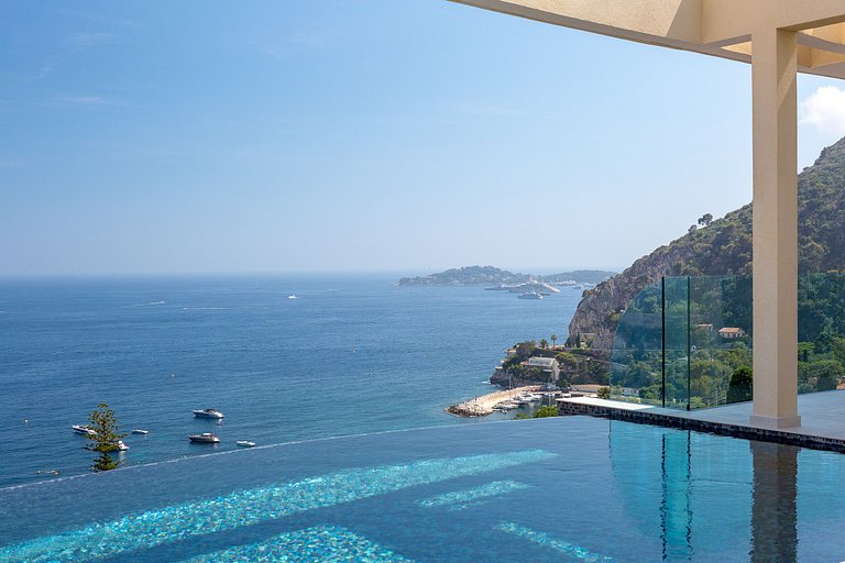 Azu005 - Villa con vista a la bahía de Eze, Riviera Francesa